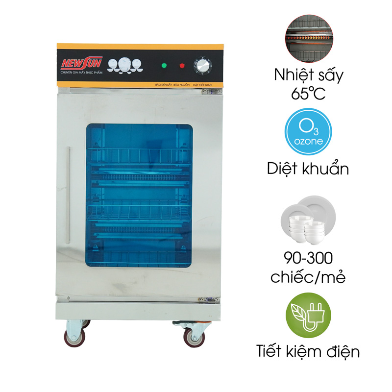 Tủ sấy bát công nghiệp 1 cánh 3 khay