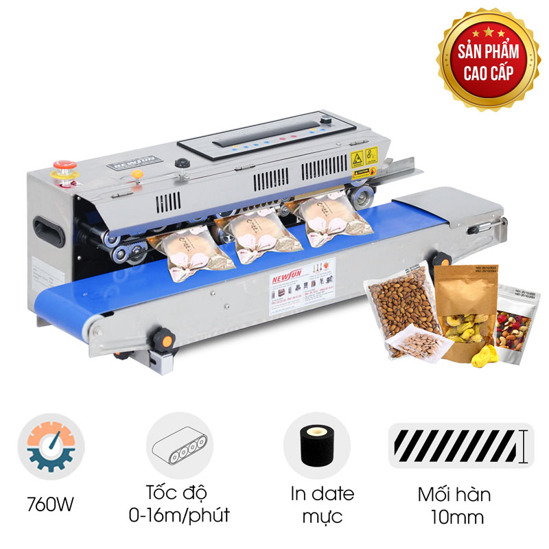 Máy hàn miệng túi in date Kunba SMT-980W (điện tử)