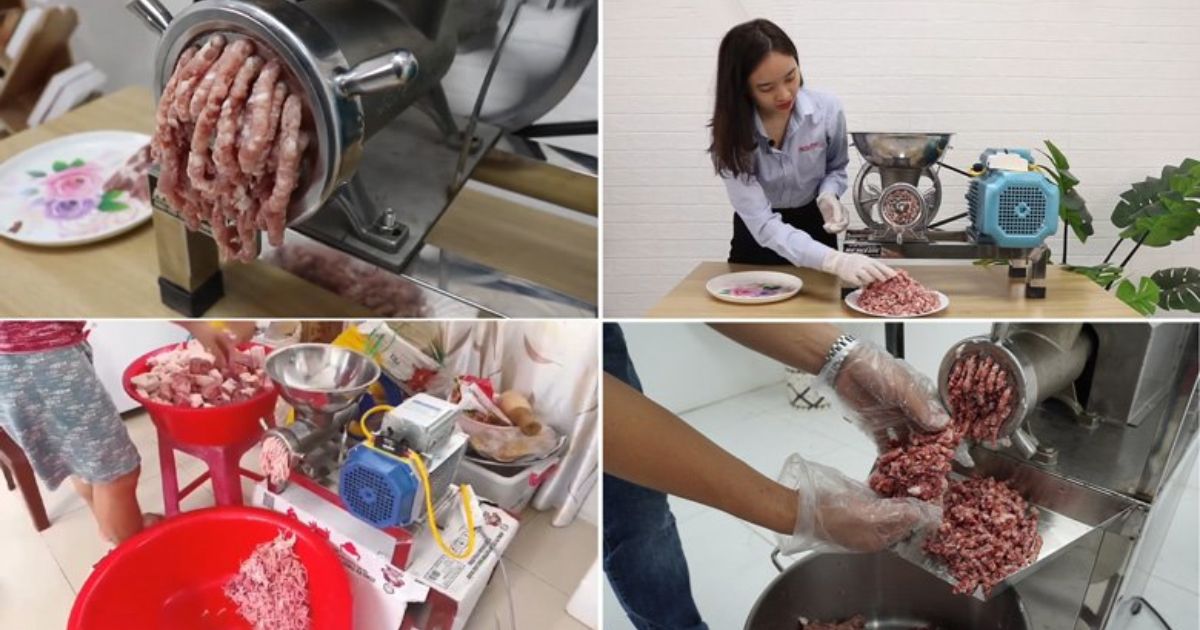 Những mẫu máy xay thịt công nghiệp cho hộ gia đình kinh doanh nhỏ