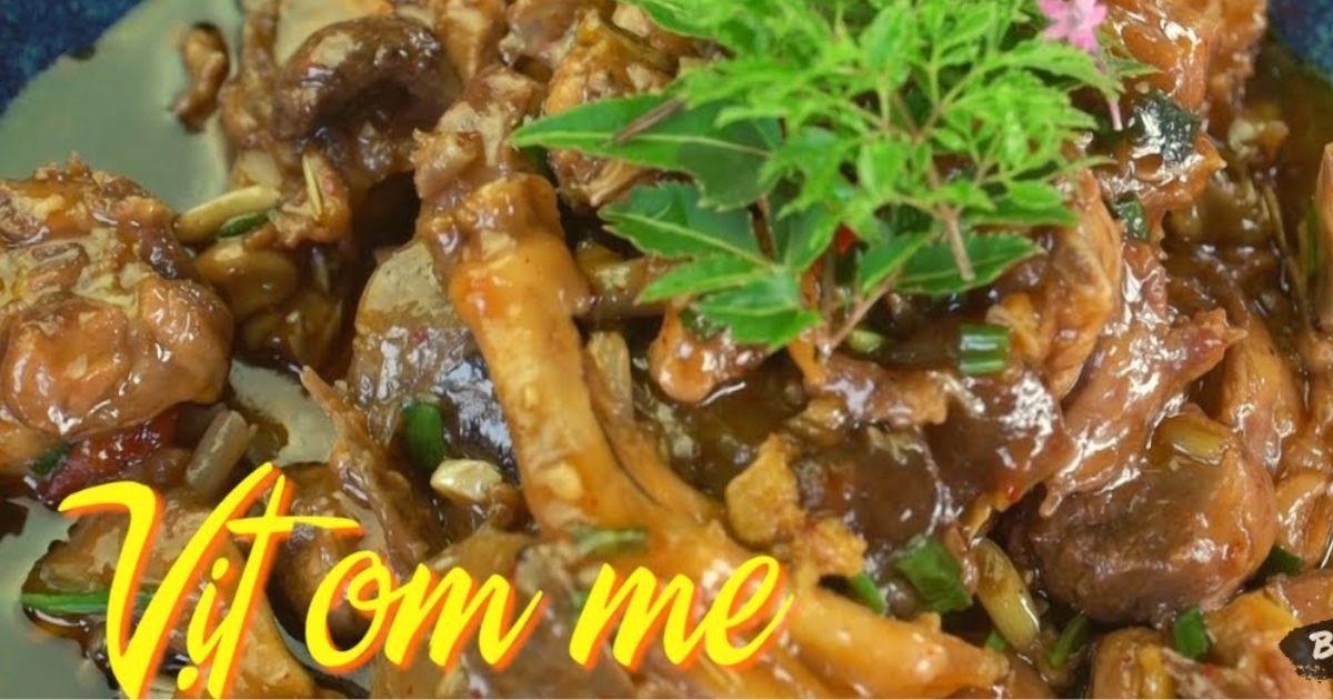 Tổng hợp các cách nấu vịt om me chua chua, lạ miệng mà không sợ tanh