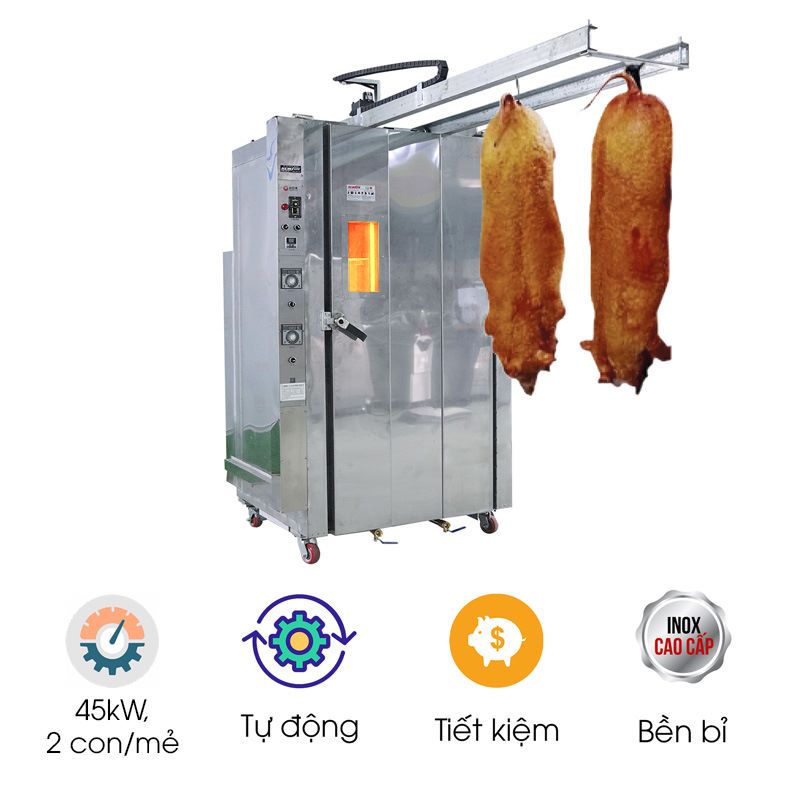 Lò quay heo nguyên con dùng điện NS-KZL2.0