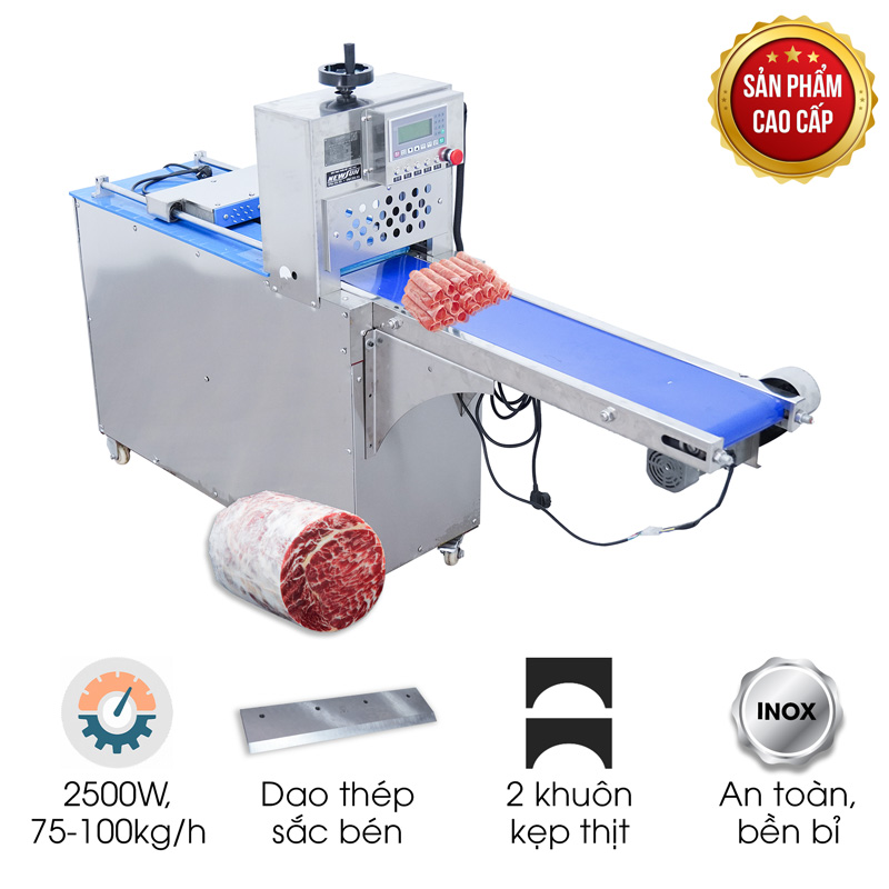 Máy cắt thịt đông lạnh cao cấp NS-2ROLLS