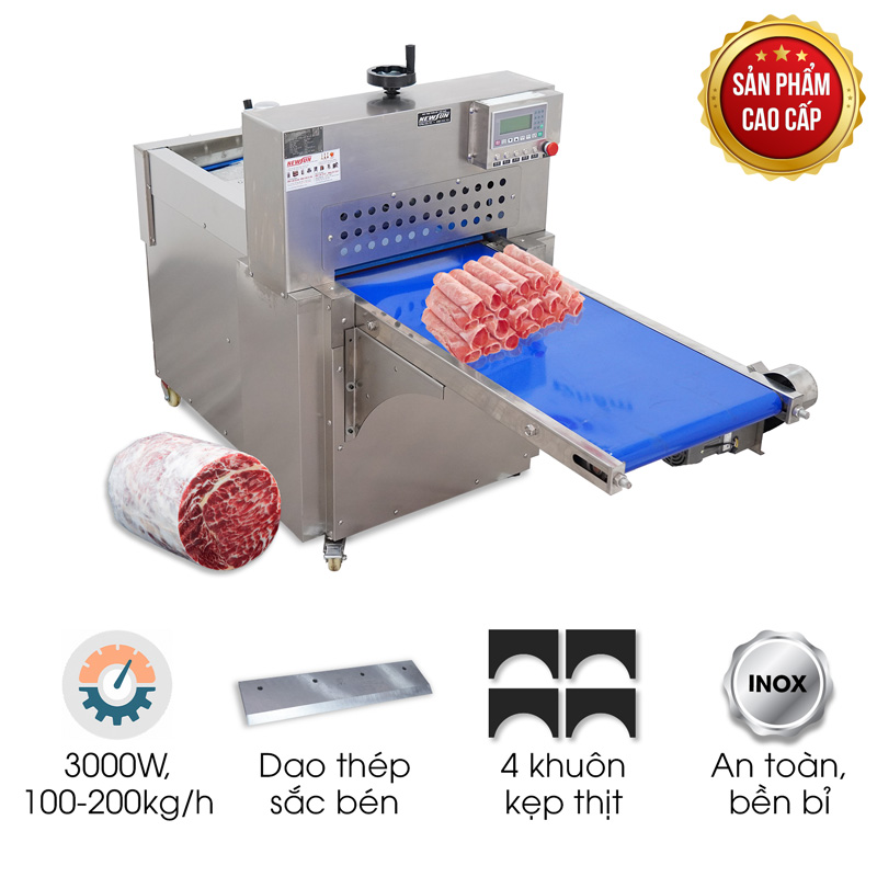 Máy cắt thịt đông lạnh cao cấp NS-4ROLLS