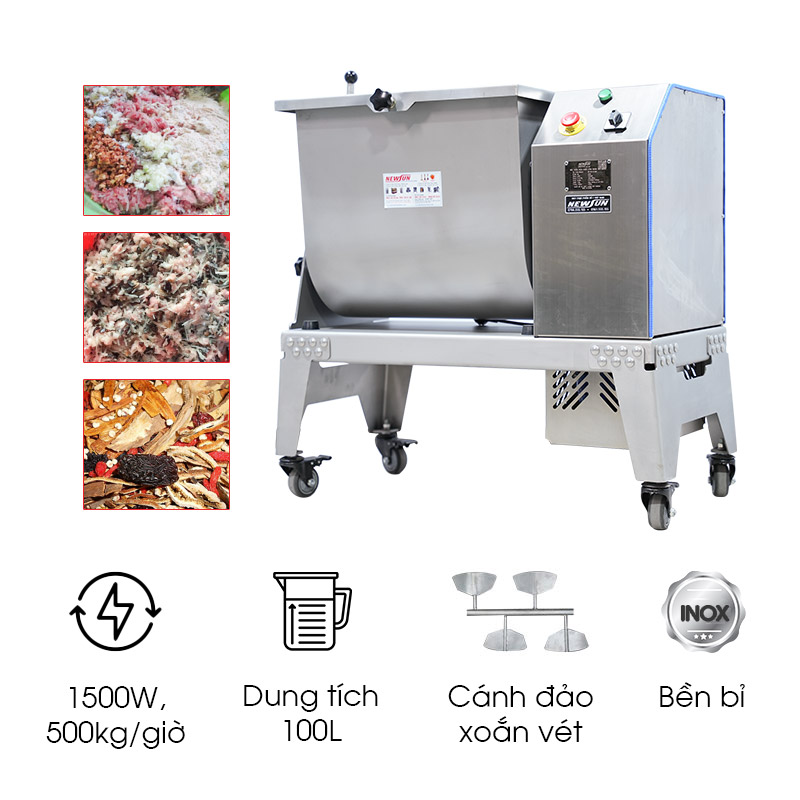 Máy trộn thực phẩm 100kg