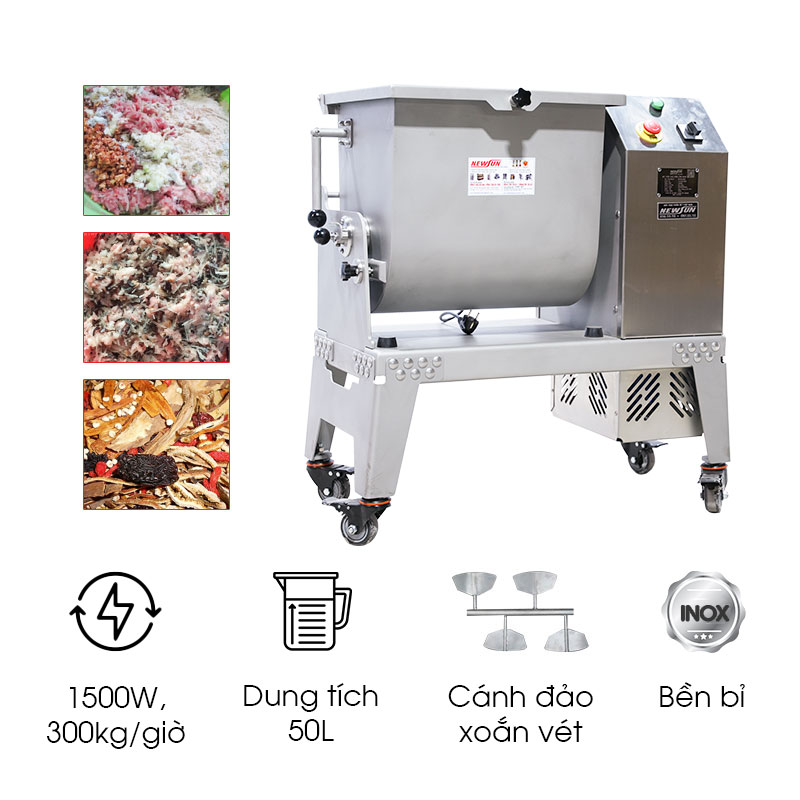 Máy trộn thực phẩm lồng ngang NS-QH-E50M