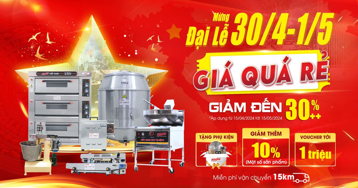 Săn sale máy thực phẩm GIÁ QUÁ RẺ dịp 30/4-1/5/2024