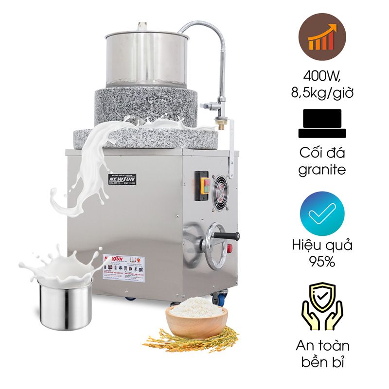 Máy xay gạo nước cối đá 8,5kg/h