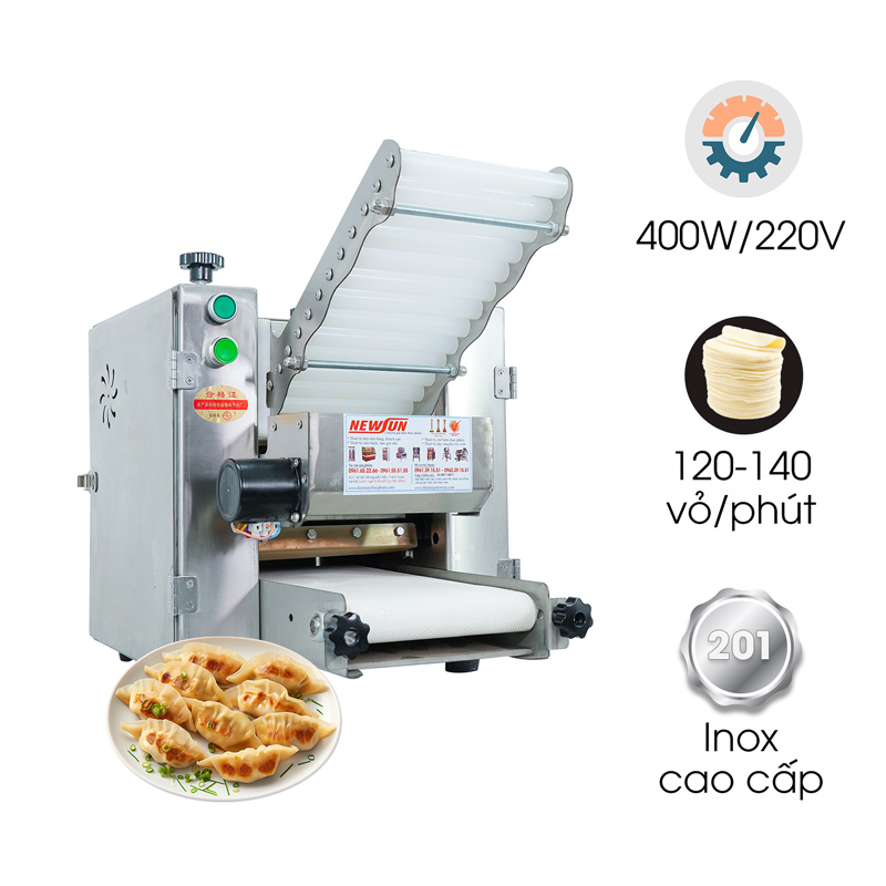 Máy làm vỏ bánh gối NDW-23S (khuôn đôi)