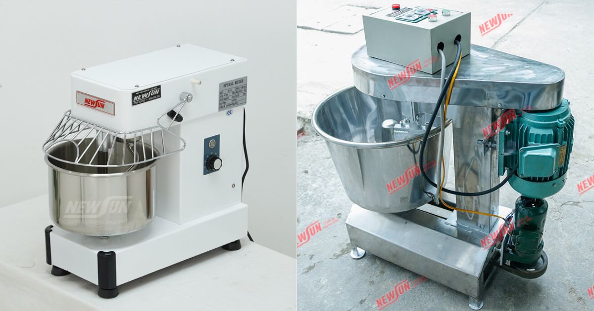 So sánh máy trộn bột dòng HS và máy trộn bột Việt Nam