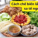 Cách chế biến lẩu bò viên sa tế ngon