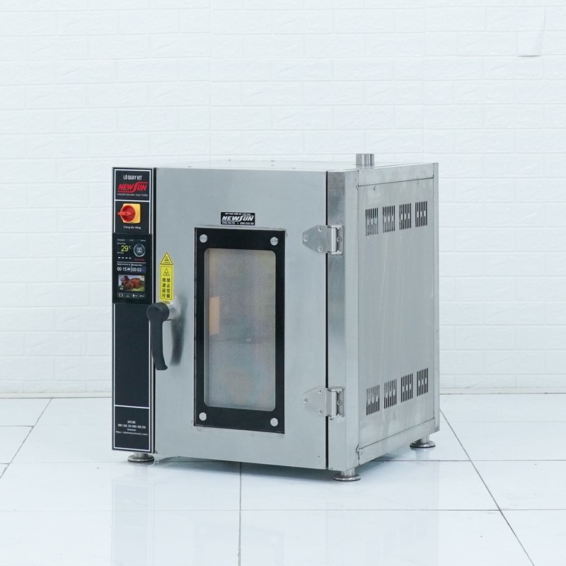 Lò quay vi sóng gà vịt công nghiệp KN-KJ04 (4 con)