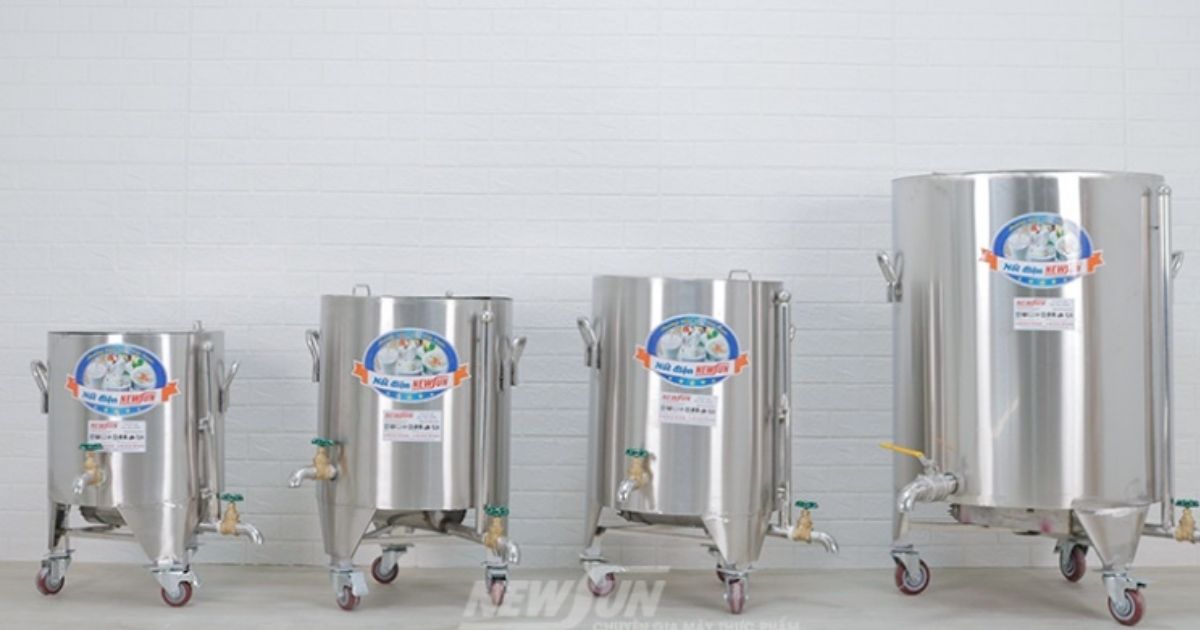 Đánh giá chi tiết nồi nấu cháo công nghiệp hàng Việt Nam sản xuất