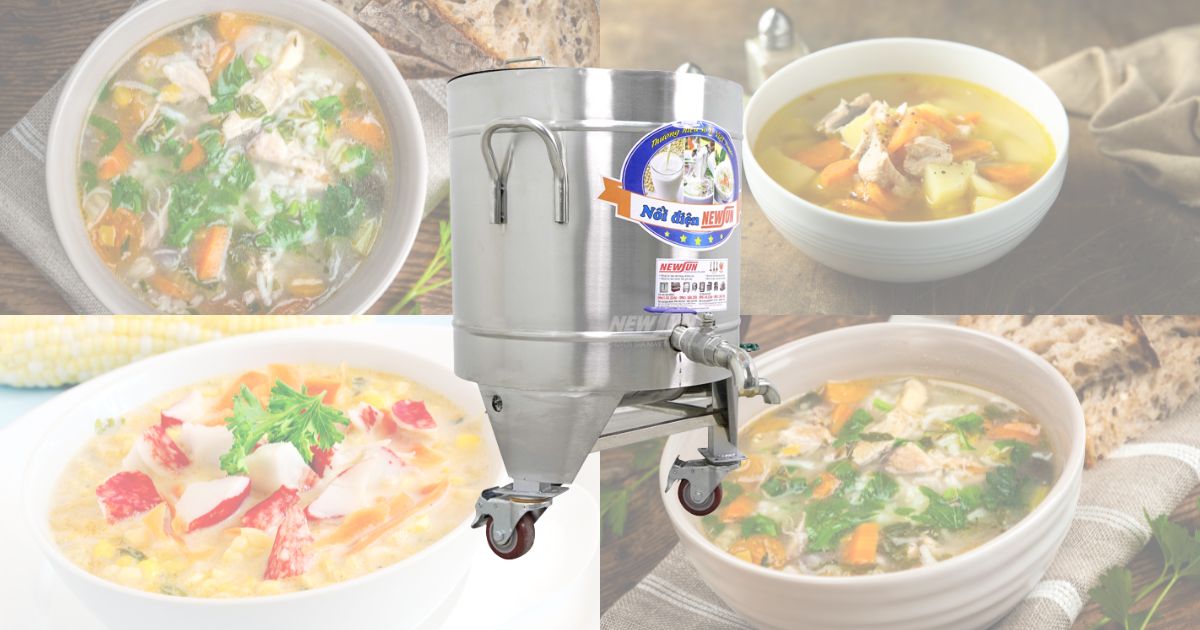 Kinh nghiệm mở nhà hàng đắt khách với nồi nấu cháo công nghiệp