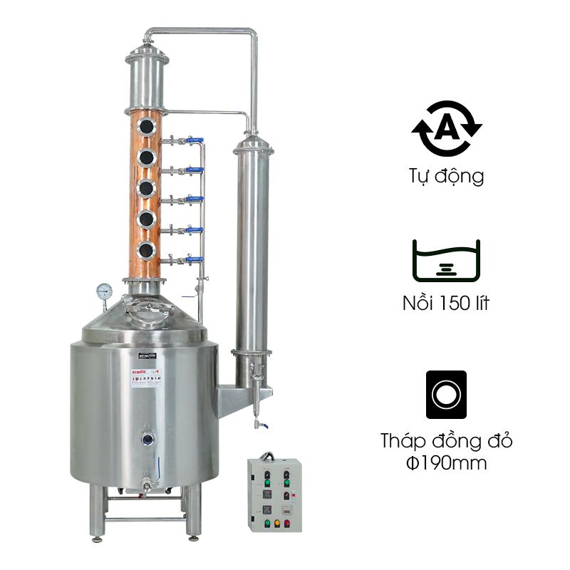 Tháp chưng cất rượu 30kg