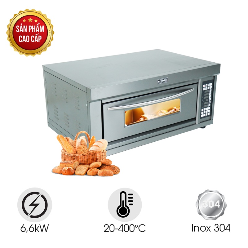 Lò nướng bánh dùng điện 1 tầng 2 khay HGD-20D
