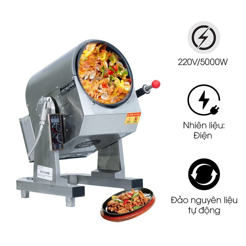 Máy xào thức ăn tự động để bàn JY260-D 3500W