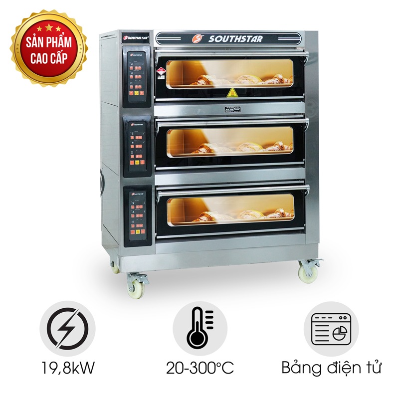 Lò nướng bánh Southstar điện 3 tầng 6 khay YXD-60CI