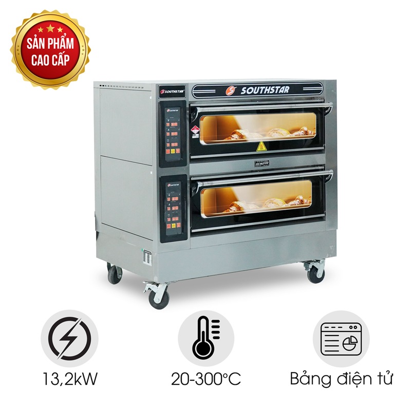 Lò nướng bánh Southstar điện 2 tầng 4 khay YXD-40CI