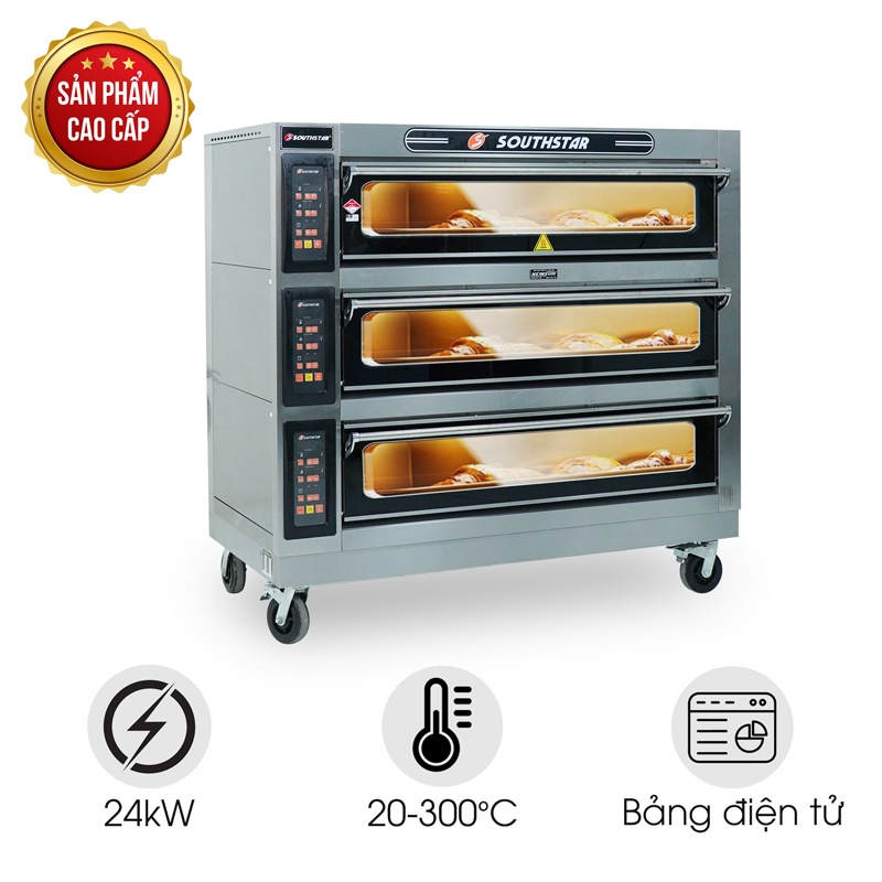 Lò nướng bánh Southstar điện 3 tầng 9 khay YXD-90CI