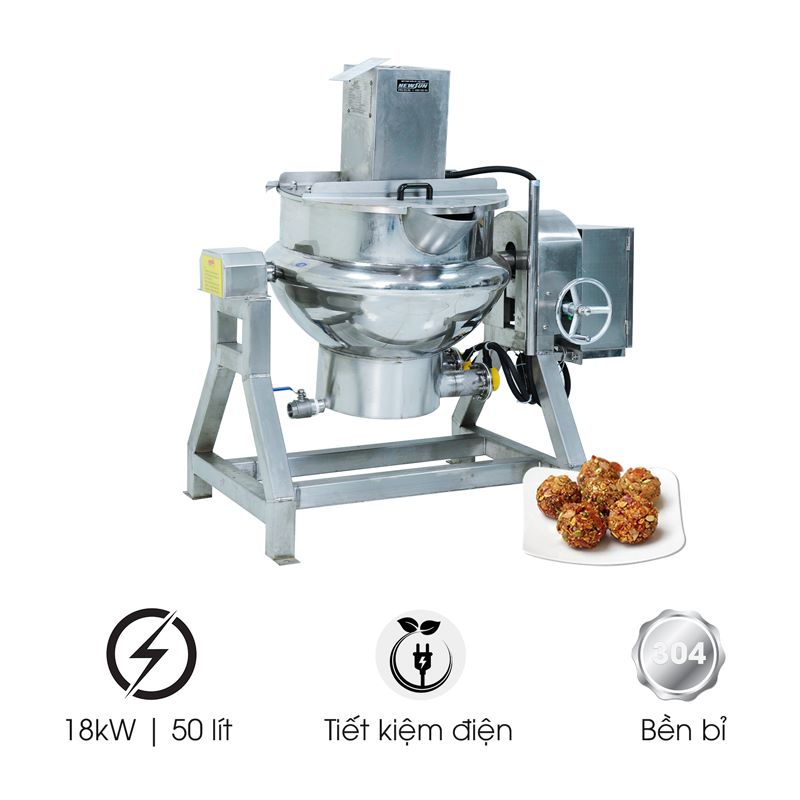 Nồi nấu cánh khuấy 50 lít NEWSUN LJ50 dùng điện