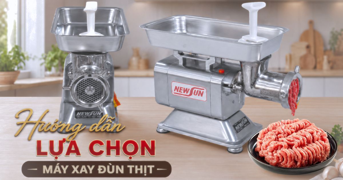 Hướng dẫn lựa chọn máy xay đùn thịt
