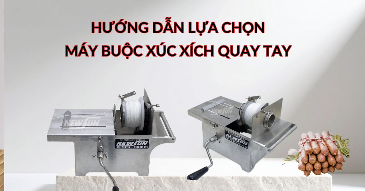 Hướng dẫn lựa chọn máy buộc xúc xích quay tay phù hợp