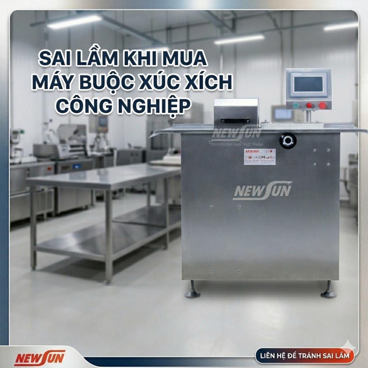 Sai lầm khi chọn mua máy buộc xúc xích công nghiệp