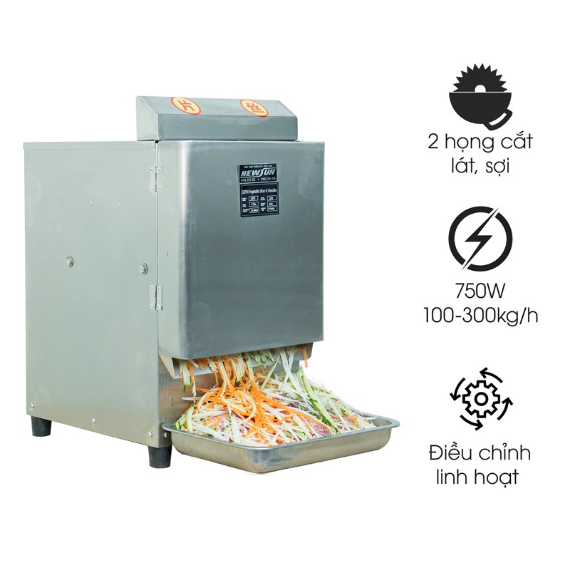 Máy thái lát sợi củ quả NEWSUN QSP30