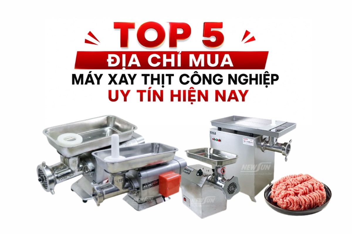 Top 5 địa chỉ mua máy xay thịt công nghiệp hàng đầu, giá tốt