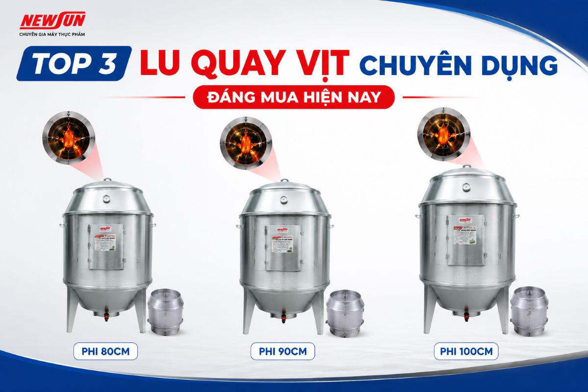 Top 3 lu quay vịt chuyên dụng đáng mua hiện nay