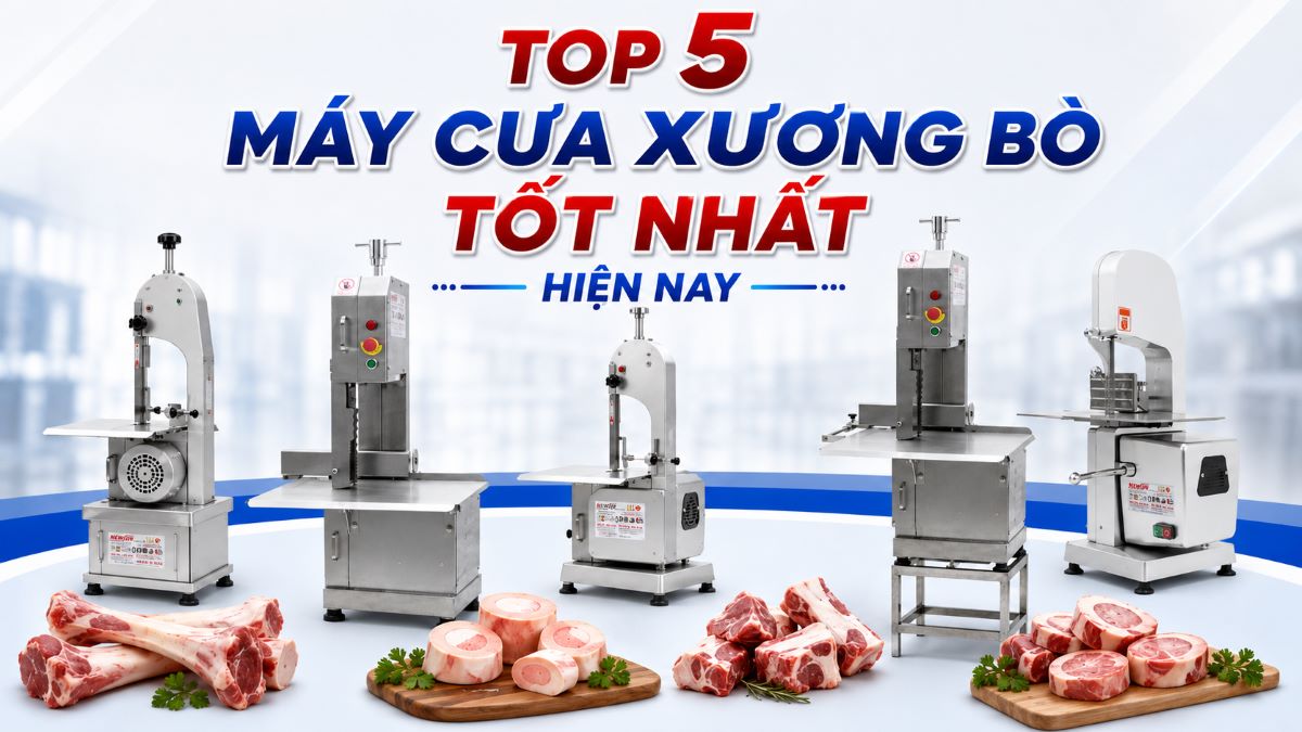 Top 5 máy cưa xương bò chuyên dụng giúp cắt nhanh, lát xương đồng đều