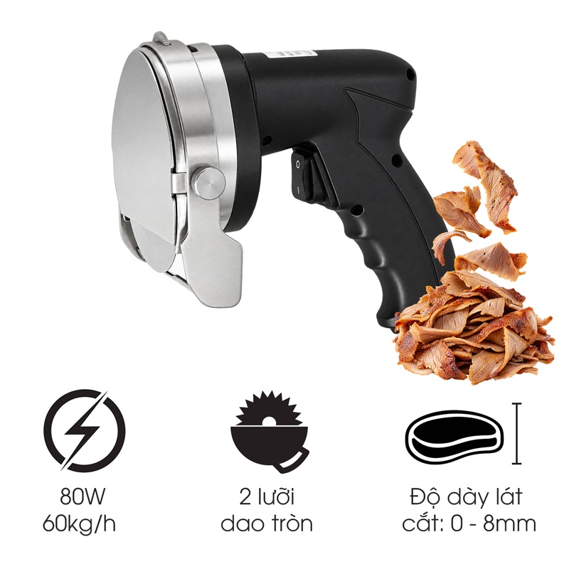 Máy cắt thịt Doner Kebab tự động NS-KS-100E